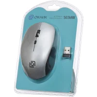 Мышь Oklick 565MW (серебристый/черный) фото 5